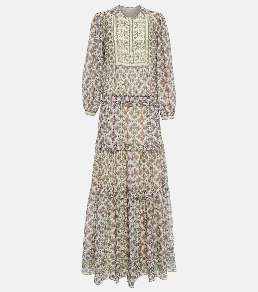 Isabel Marant Mafezia floral silk maxi dress