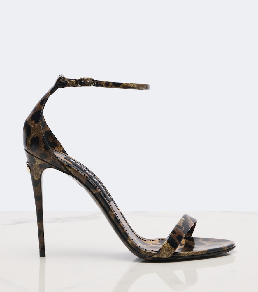Dolce&Gabbana X Kim Leopard-Print Sandals