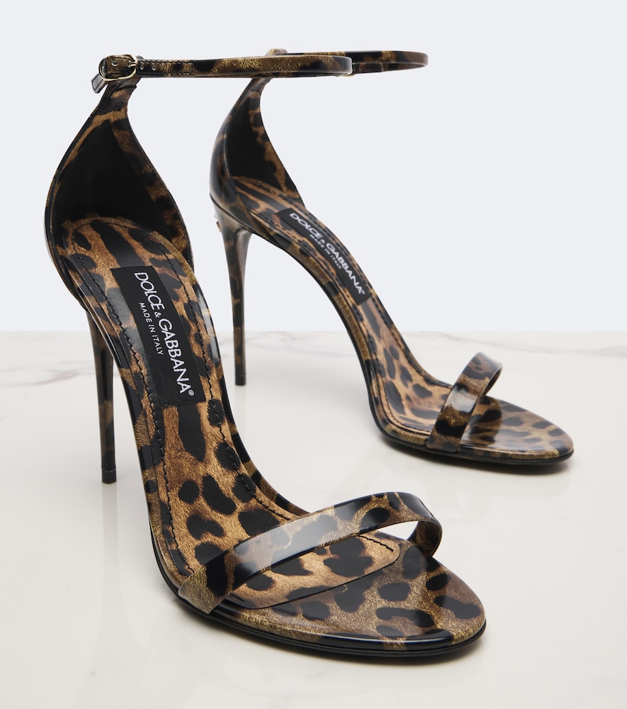 Dolce&Gabbana X Kim Leopard-Print Sandals