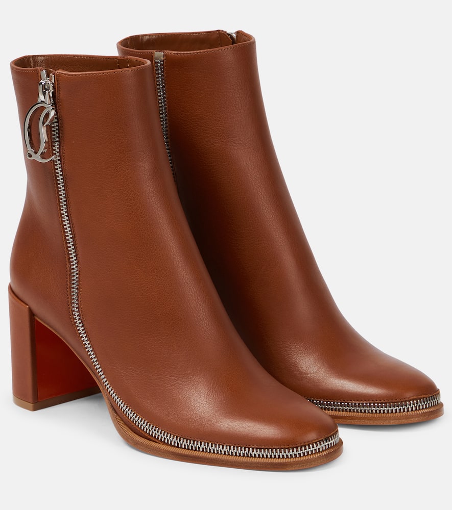 CL Zip leather ankle boots