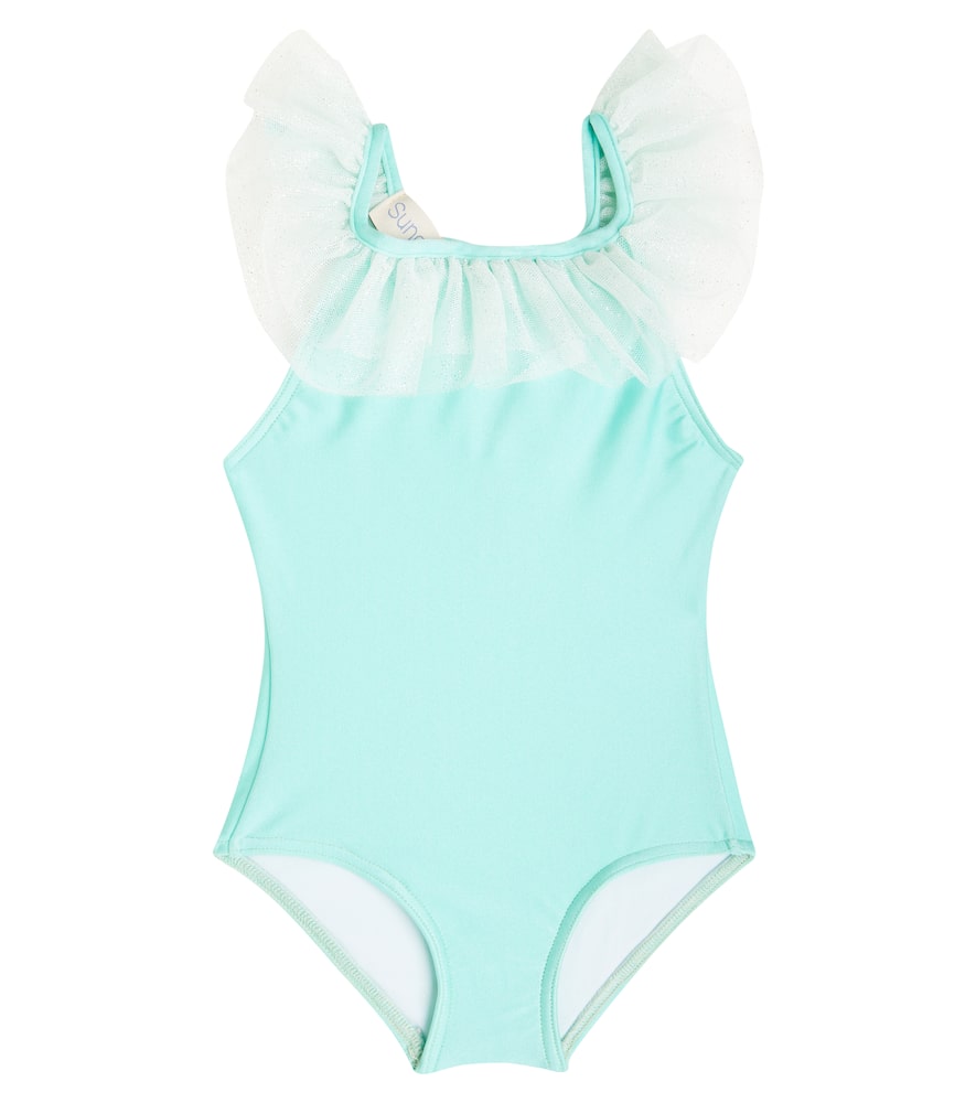 Suncracy Baby Barcelona tulle-trimmed swimsuit