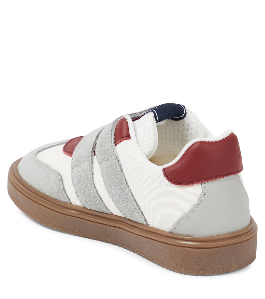 Dolce & Gabbana Leather-trimmed Sneakers In Multicoloured
