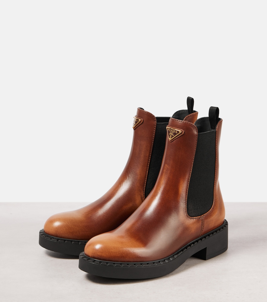  Prada Prada Chelsea Boots Aus Leder 