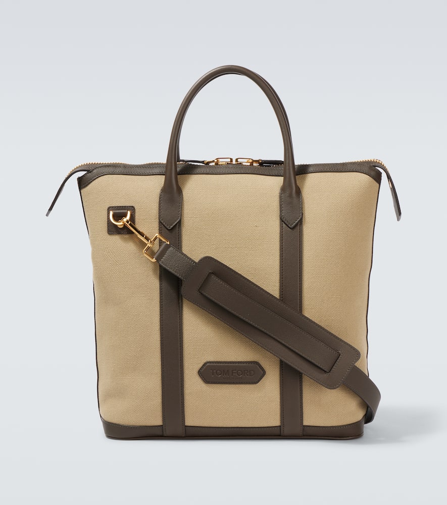 Tom Ford Buckley East West canvas tote bag