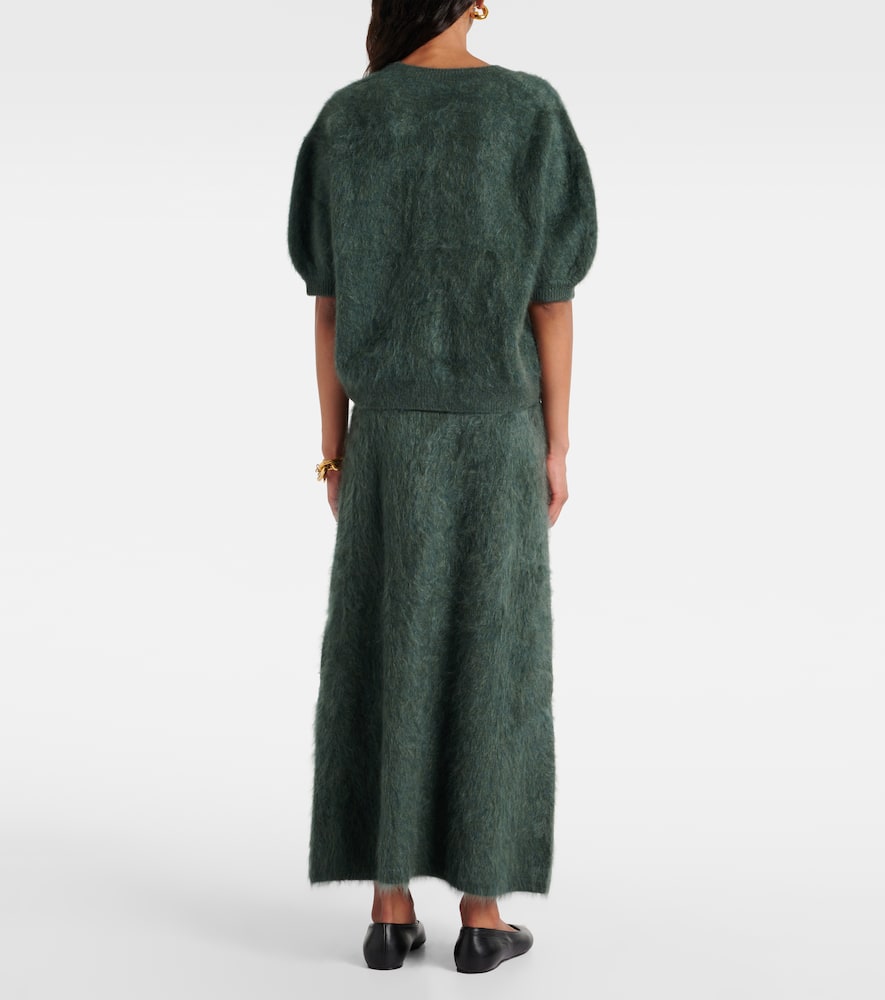 Lisa Yang Juniper Cashmere Top In Green