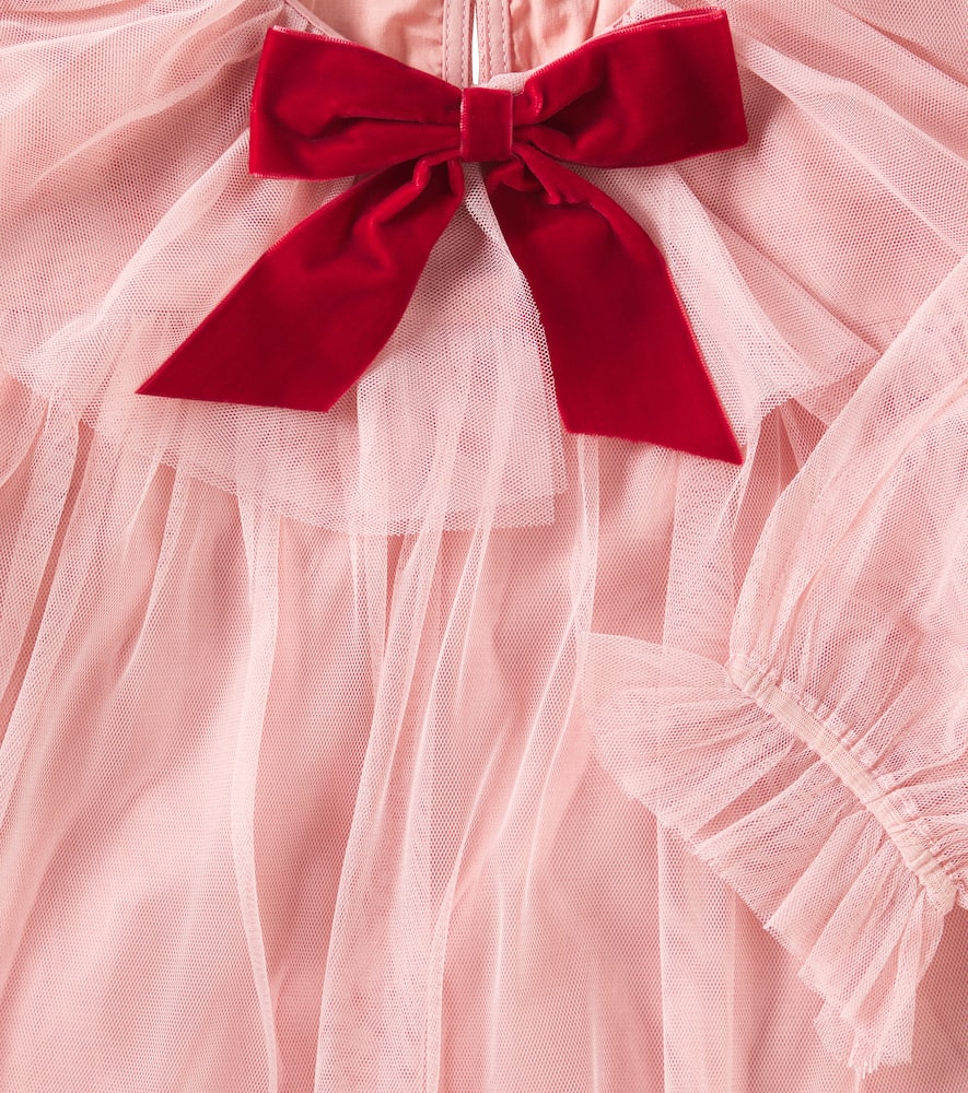 KONGES SLOJD KONGES SLØJD BOW-DETAIL TULLE DRESS