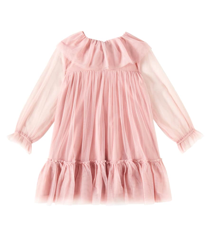 KONGES SLOJD KONGES SLØJD BOW-DETAIL TULLE DRESS