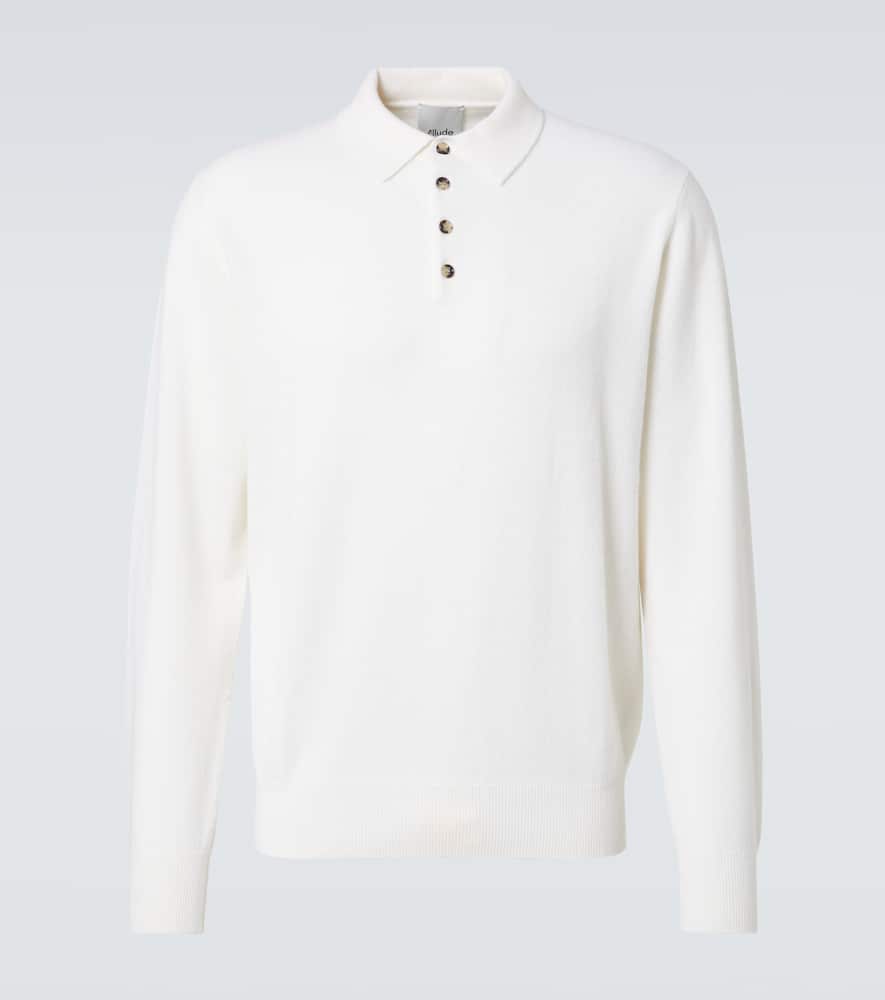 Cashmere polo sweater