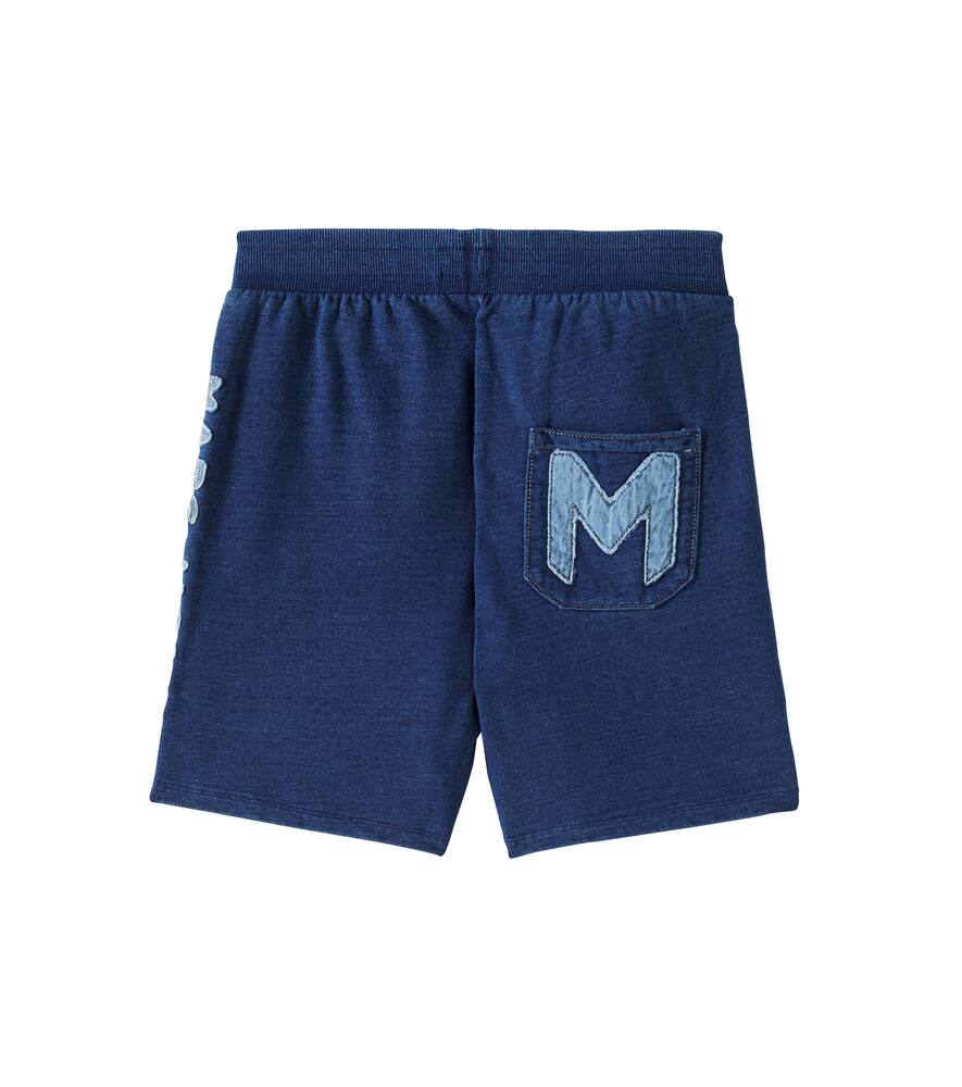 Marc Jacobs Cotton Jersey Bermuda Shorts In Blue
