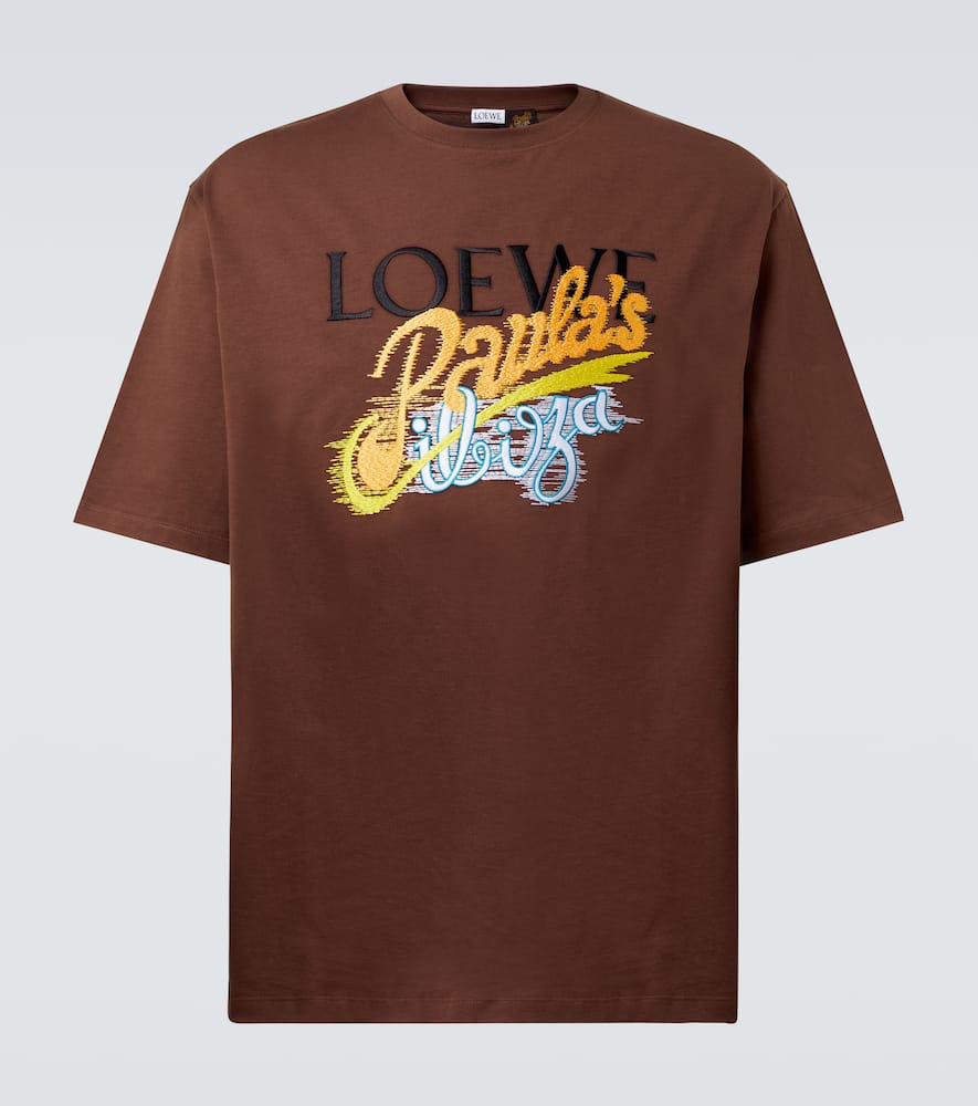 Paula's Ibiza printed cotton jersey T-shirt