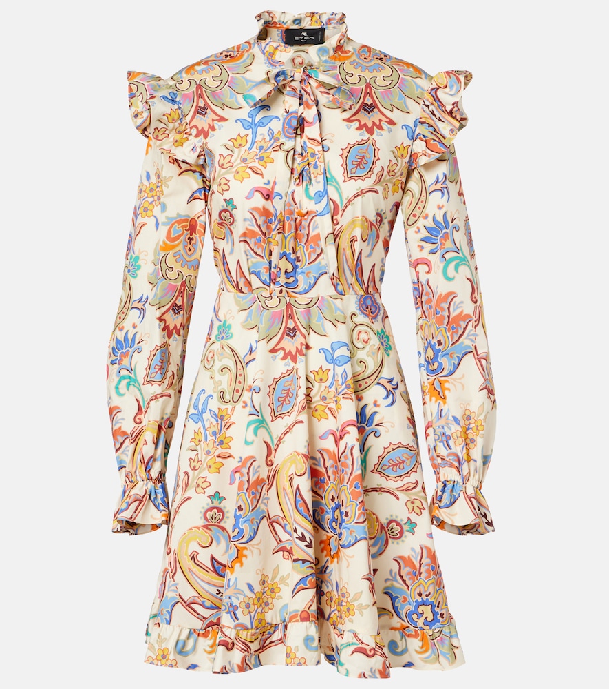 ETRO Etro Printed cotton minidress　エトロ プリント コットン ミニドレス