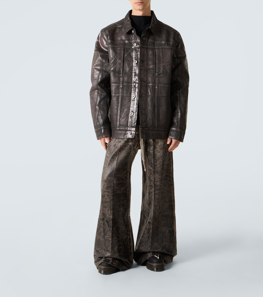  Rick Owens Rick Owens Drkshdw Weite Hose Aus Baumwolle 