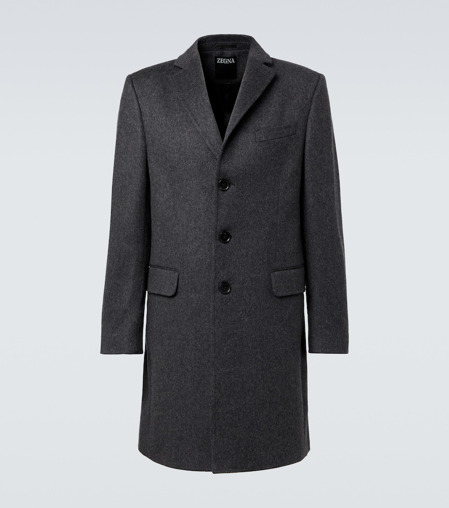 Zegna Wool and cashmere-blend coat
