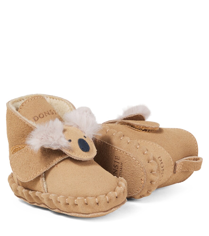  Donsje Donsje Baby Schuhe Pouty Aus Veloursleder 
