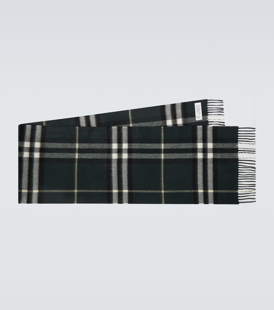 Burberry Check cashmere scarf