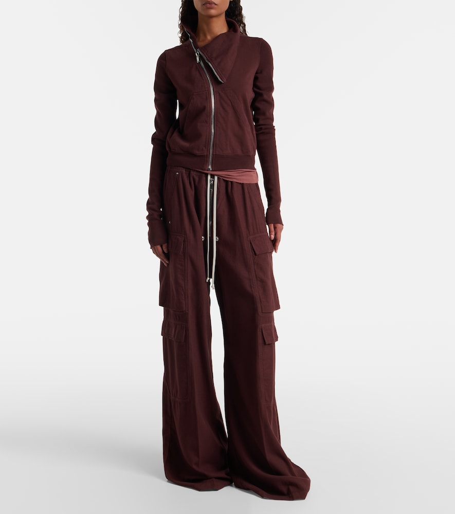 Rick Owens DRKSHDW Jumbo Bela cotton flannel cargo pants