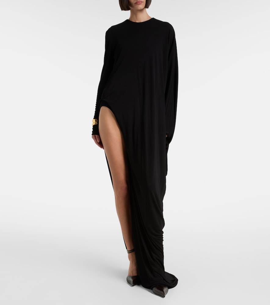 Tom Ford Asymmetric crêpe jersey maxi dress