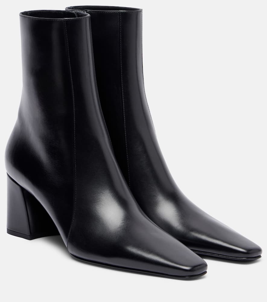 Rainer leather ankle boots