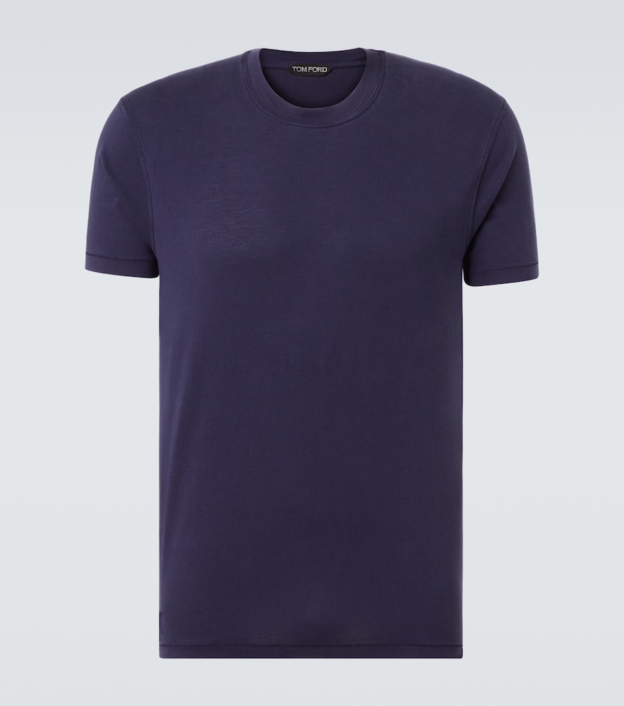 Tom Ford Men's Blue Jersey T-Shirt UK Size 40 - Mytheresa