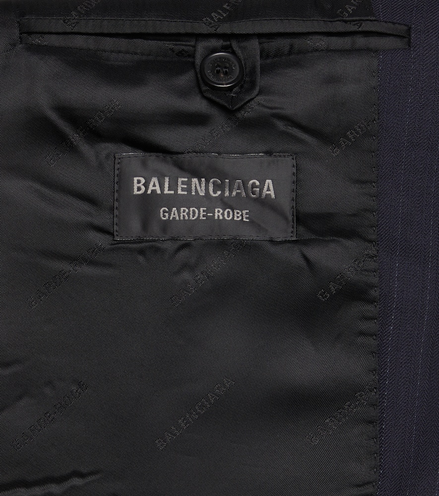  Balenciaga Balenciaga Pinstripe Wool Blazer 