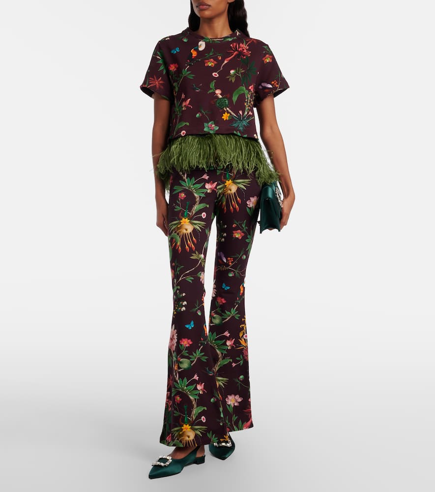 Manolo Blahnik Maycap Embellished Satin Clutch In Green