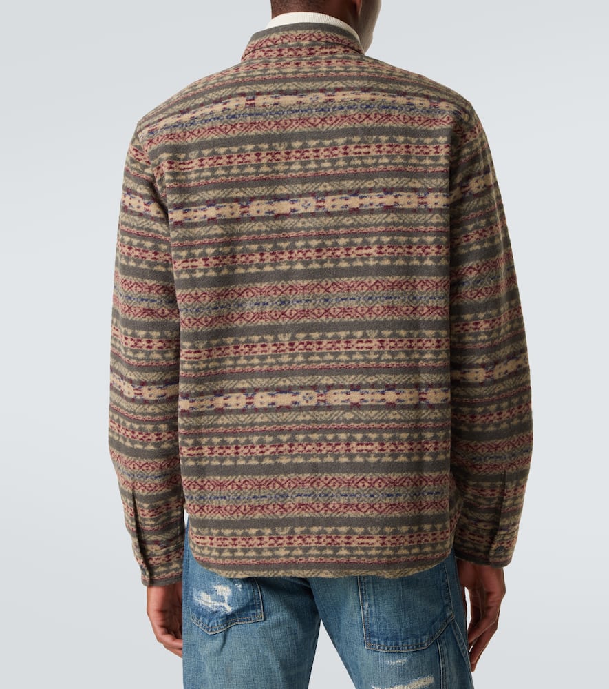 Rrl Hector Wool-blend Overshirt In Multi