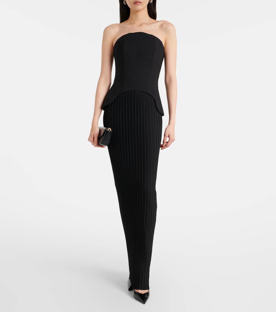 Solace London Kesi Gown In Black
