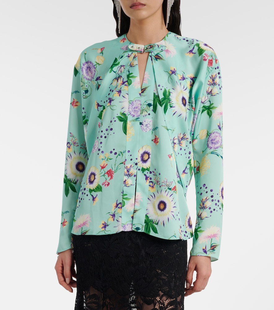 Layered Floral Blouse