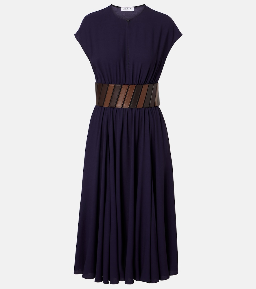 Alaia Alaïa Belted midi dress