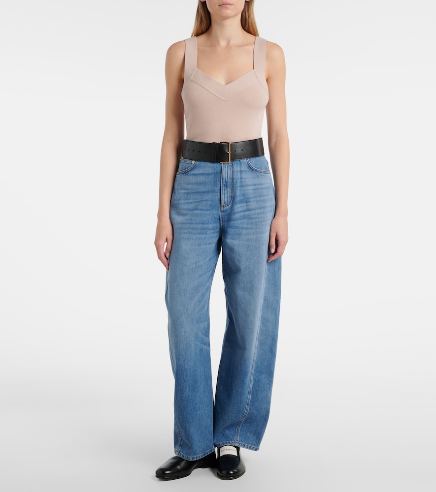  Givenchy Givenchy Logo Wool And Cashmere Tank Top 