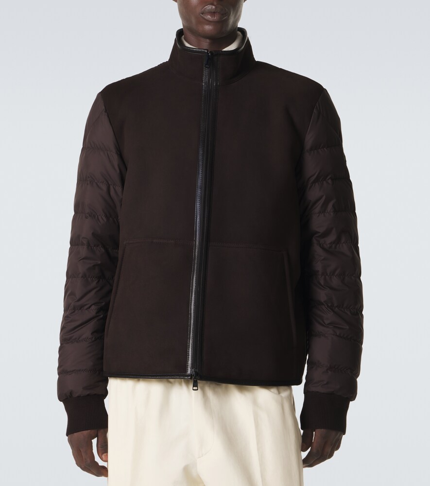  Moncler Moncler Wendbare Daunenjacke Aus Shearling 