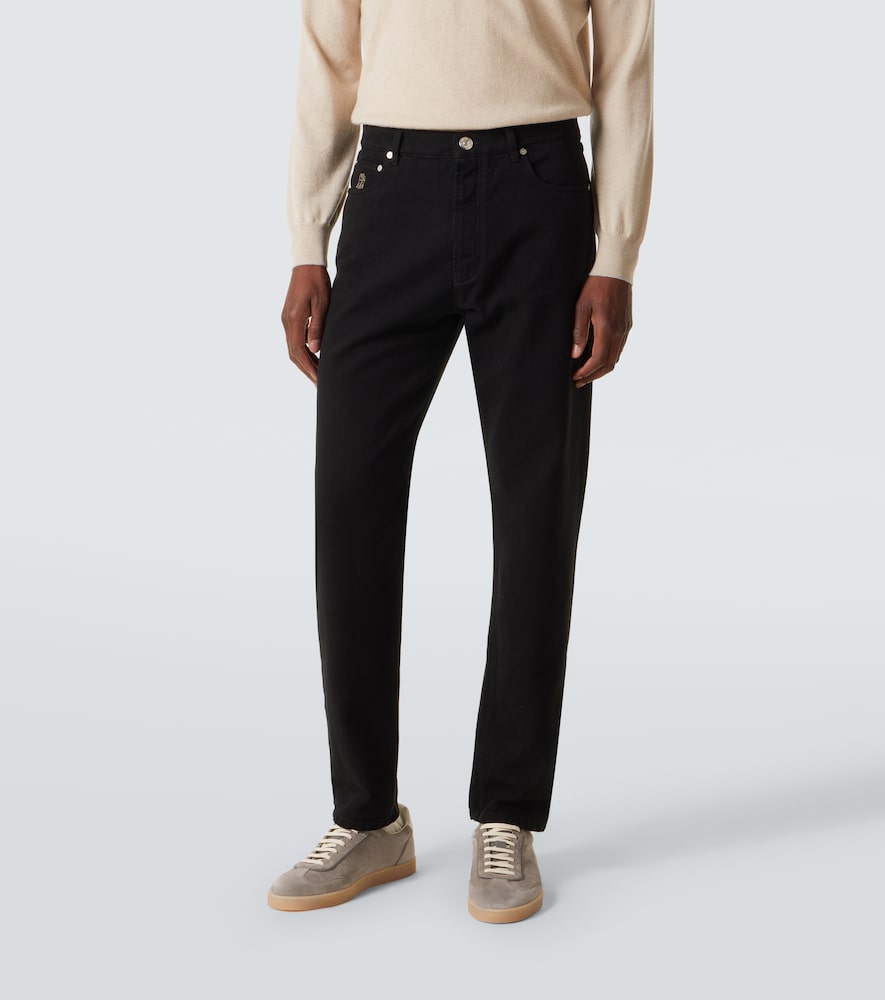 Brunello Cucinelli Brunello Cucinelli Mid-rise Straight Jeans 
