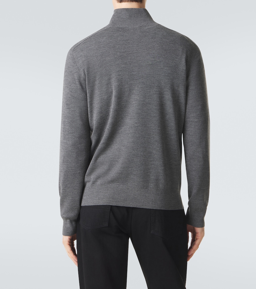  Burberry Burberry Wool Half-zip Sweater 