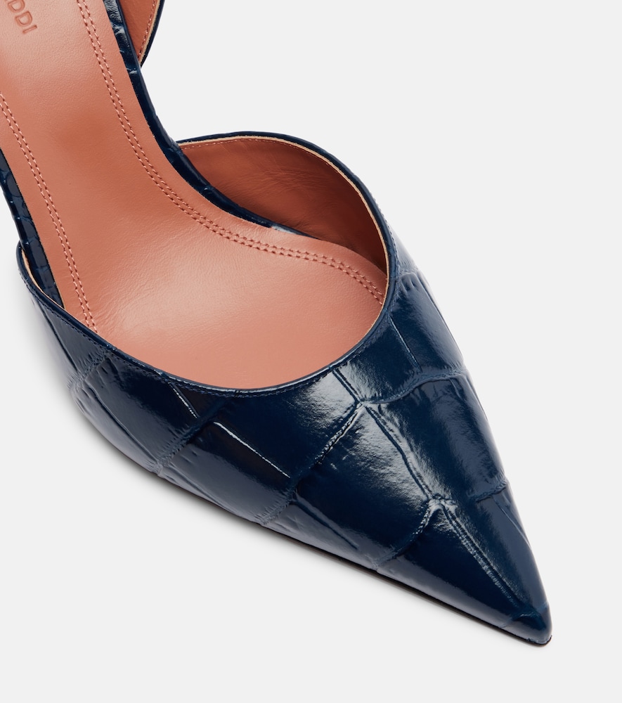  Amina Muaddi Amina Muaddi Slingback-pumps Holli Aus Leder 