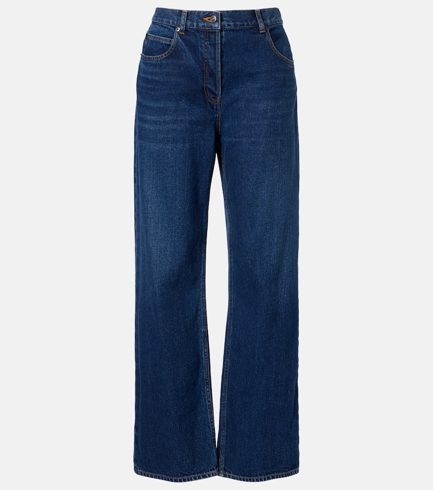 The Row Women's Blue Finbar Wide-Leg Jeans Size 30 - Mytheresa
