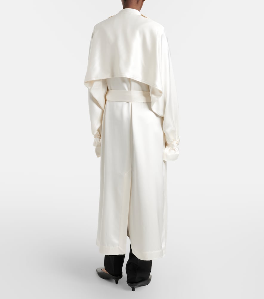  Toteme Toteme Trenchcoat Aus Satin 