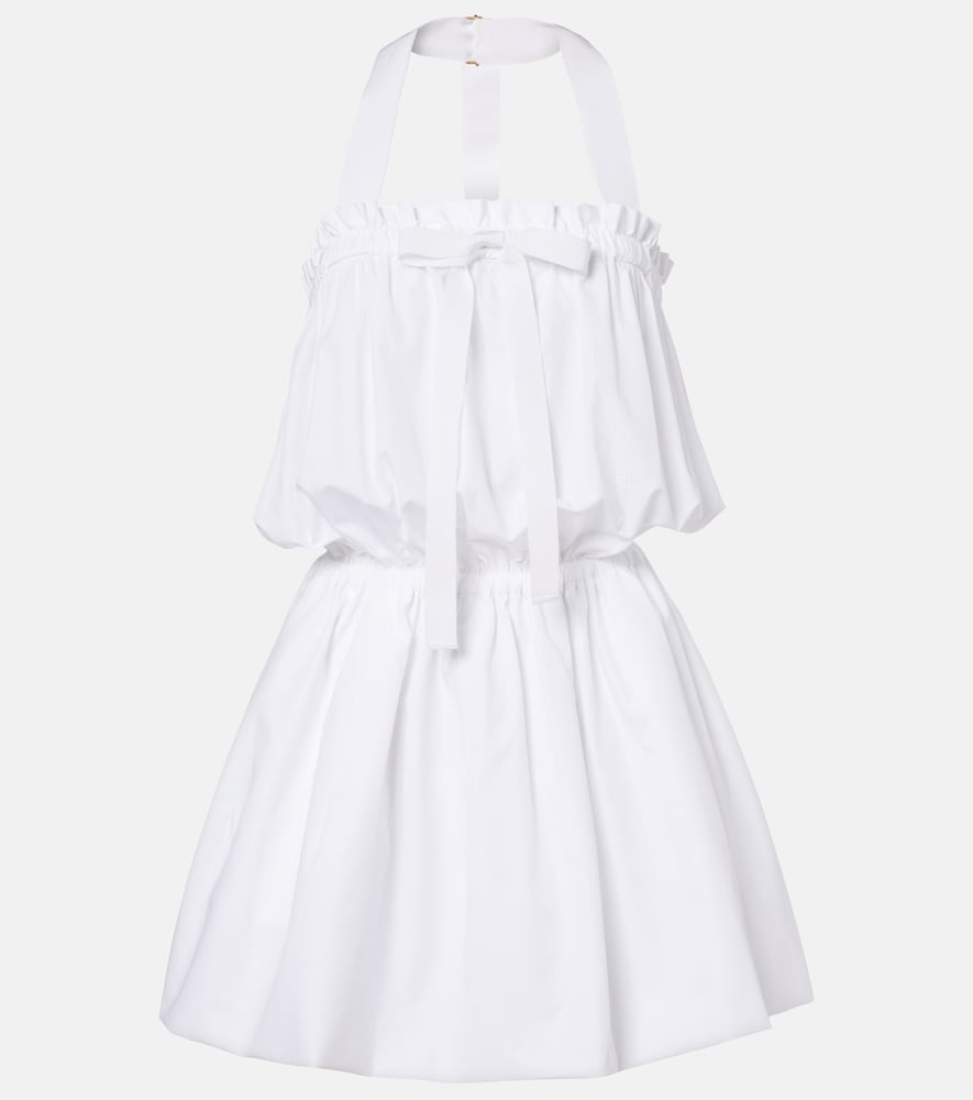 Patou Halterneck cotton minidress