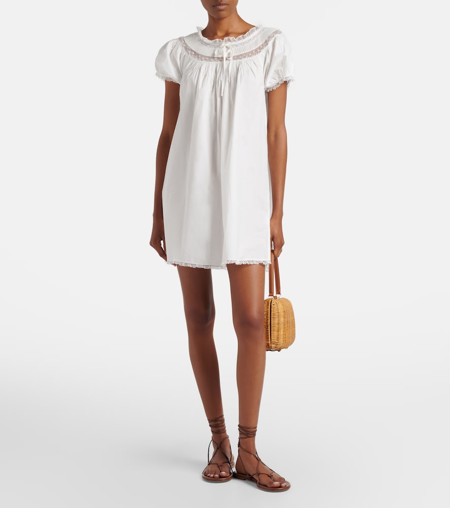 Dôen Daphne cotton poplin minidress