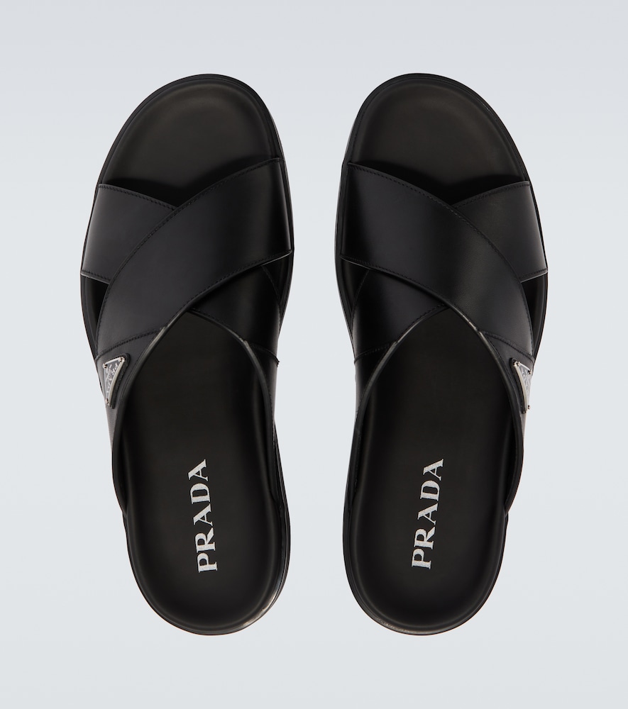  Prada Prada Leather Sandals 