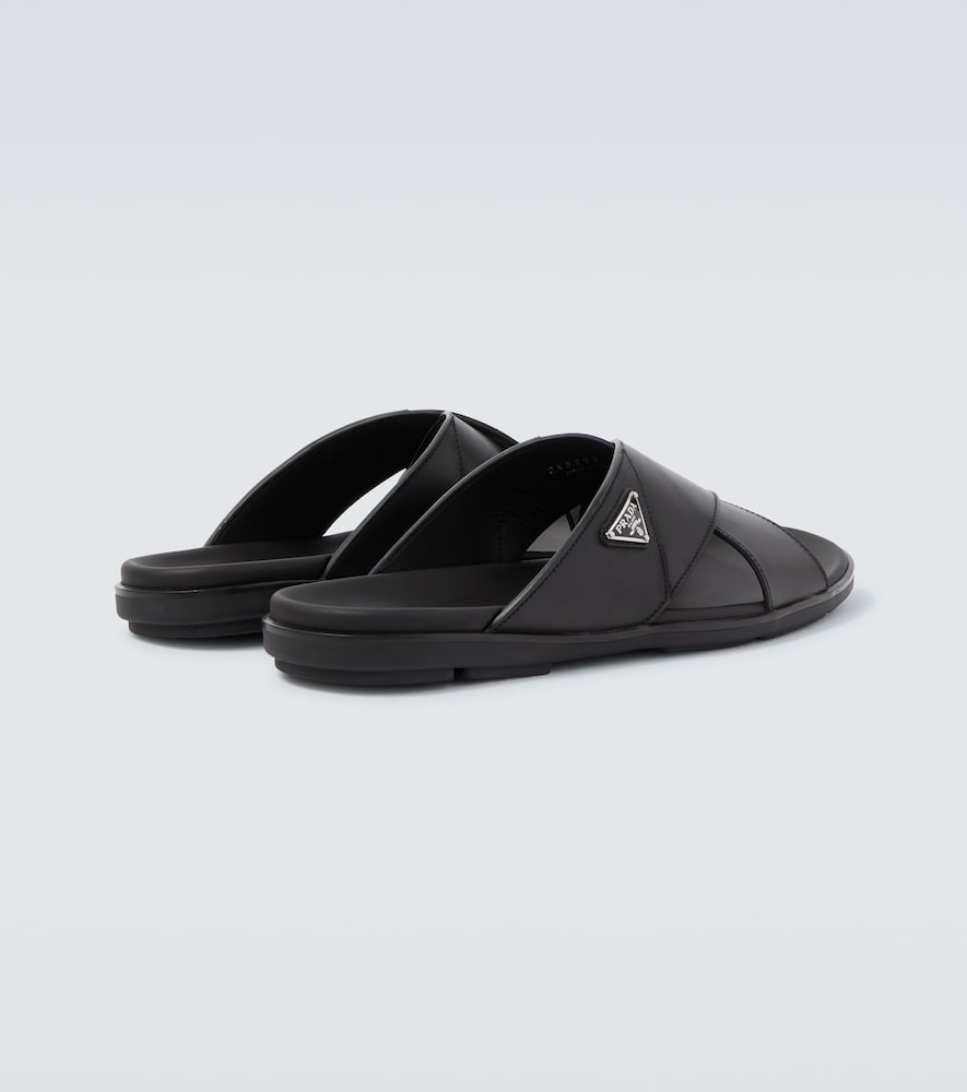  Prada Prada Leather Sandals 