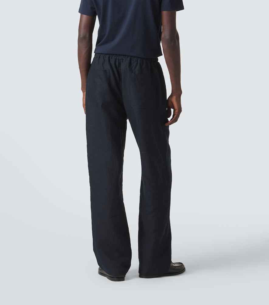  Saman Amel Saman Amel Linen Straight Pants 