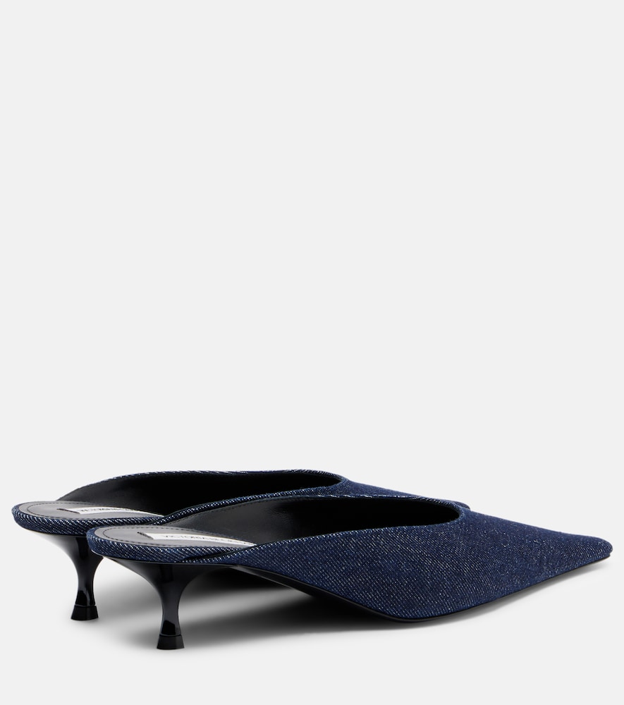  Victoria Beckham Victoria Beckham Sloan Denim Mules 