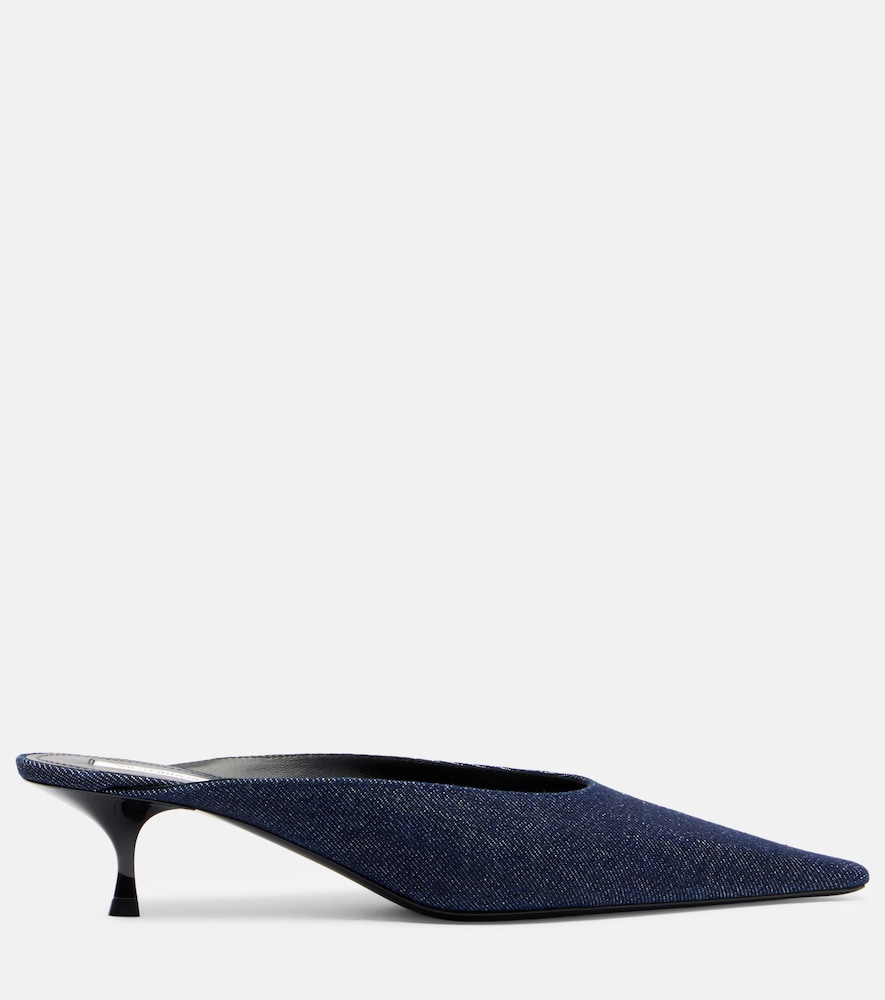  Victoria Beckham Victoria Beckham Sloan Denim Mules 