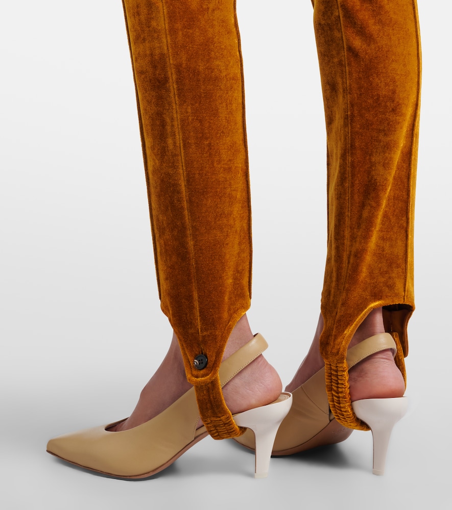  Chloe Chloe Velvet Stirrup Pants 
