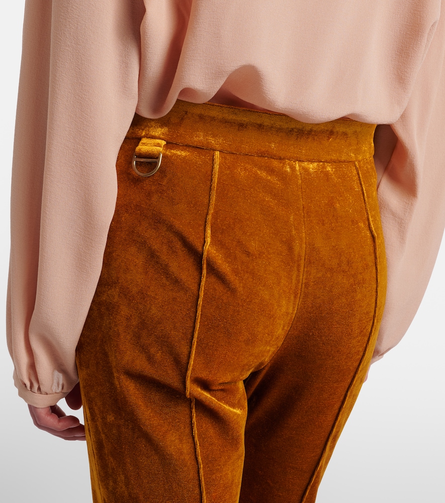  Chloe Chloe Velvet Stirrup Pants 
