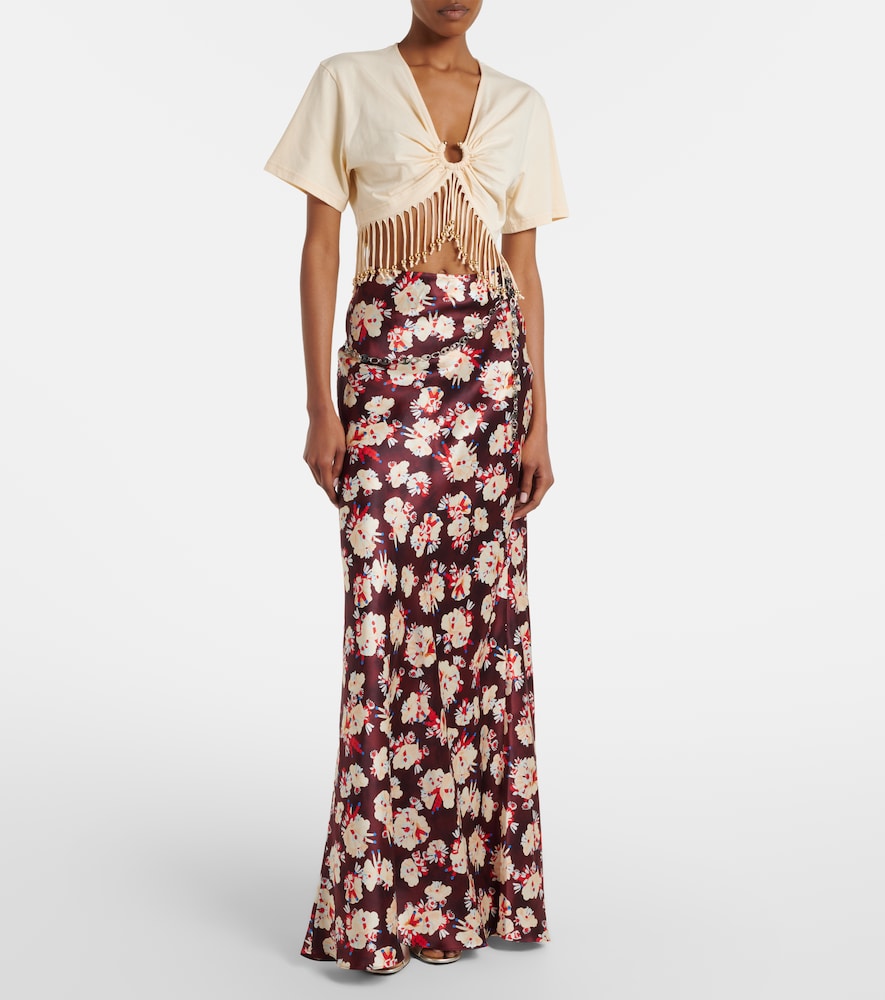 Cotton Jersey Crop Top