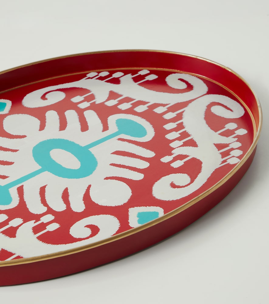  Les-ottomans Les-ottomans Tablett Ikat 