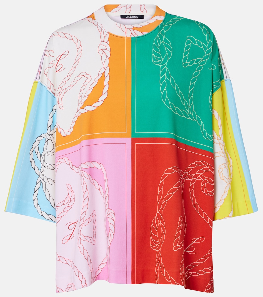 Jacquemus Hippocampe printed cotton jersey T-shirt　Jacquemus Hippocampe プリント コットンジャージー T シャツ Jacquemus