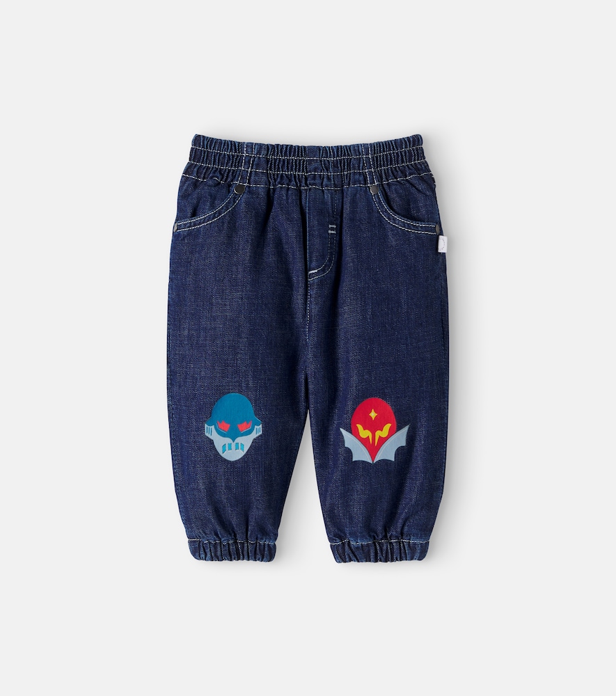 Stella Mccartney Kids Blue Baby Printed Jeans M Size 12 - Mytheresa - Image 1
