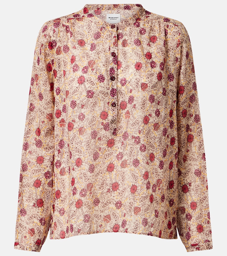 Camicia Maria in cotone con stampa